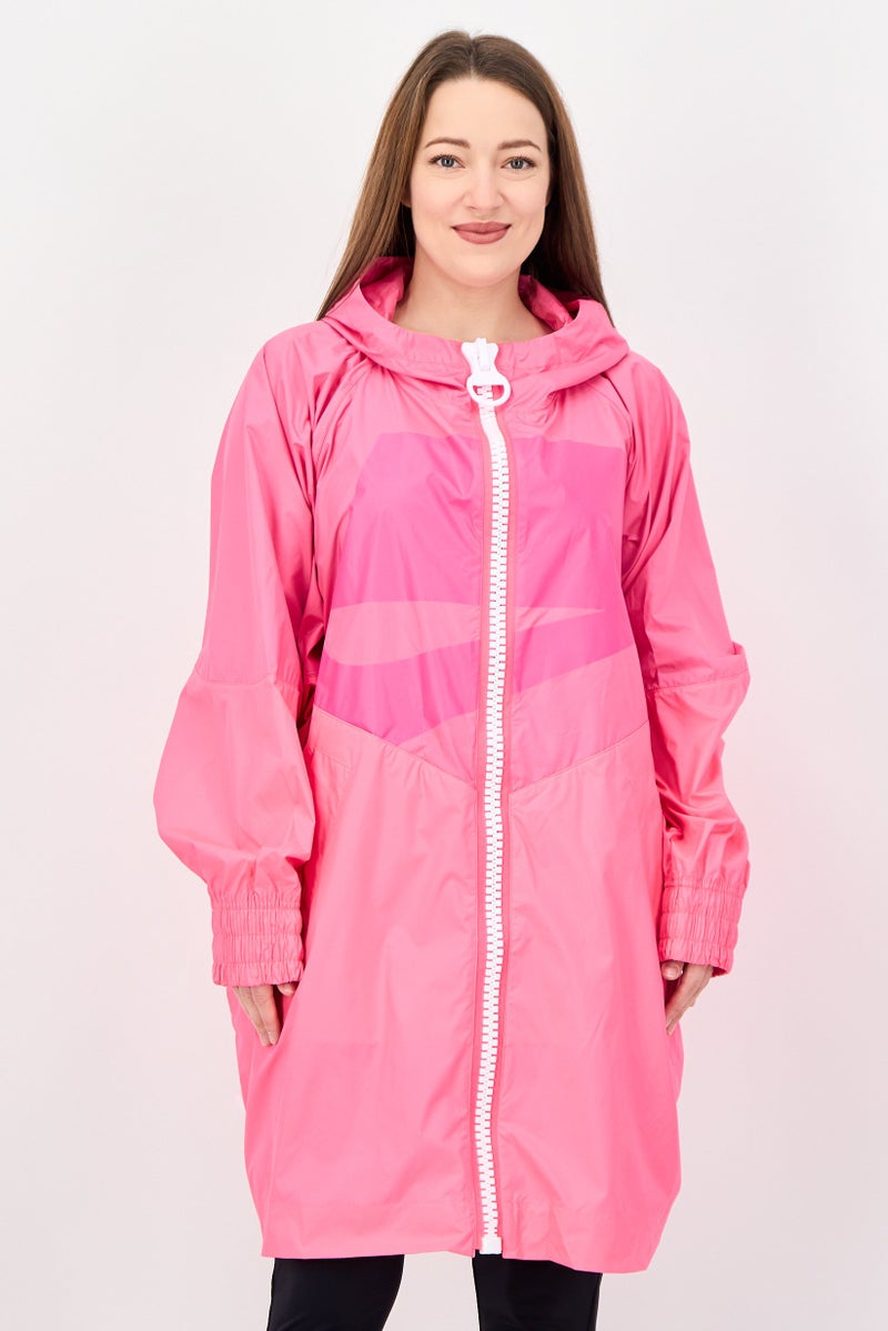 Nike Women Loose Fit Long Sleeve Outdoor Jacket, Pink - Image 1